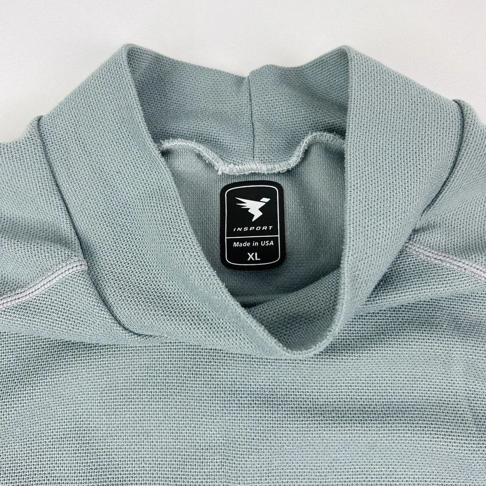 Insport Lot of 2 Riding‎ Shirts Long Sleeve Polartech Pullover XL Gray & Yellow - Picture 9 of 11